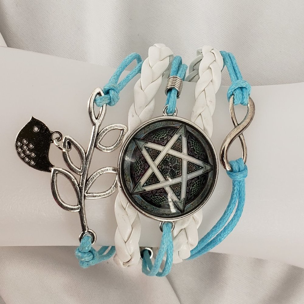Multi Strand Pentagram Bracelet NWT